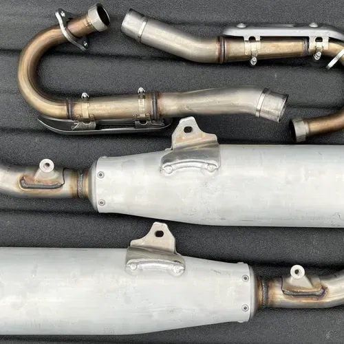 Stock Honda CRF250R OEM Complete Exhaust 