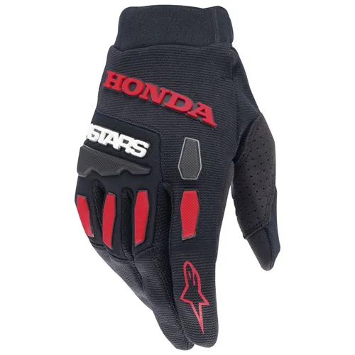 Alpinestars Honda Full Bore MX Gloves - Black/Red