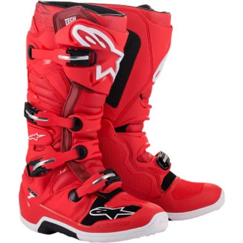 Alpinestars Tech 7 MX Boots - Red / Size 9