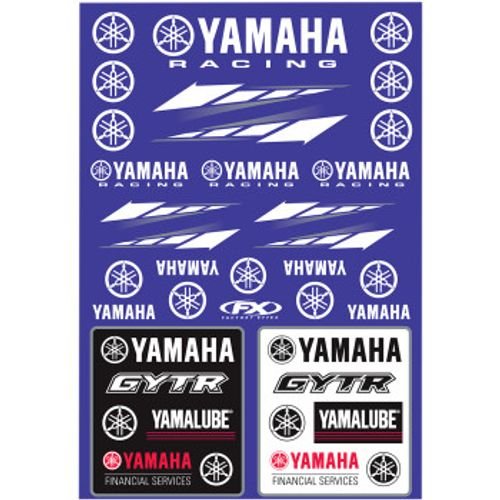Factory Effex Sticker Sheet - Yamaha Racing