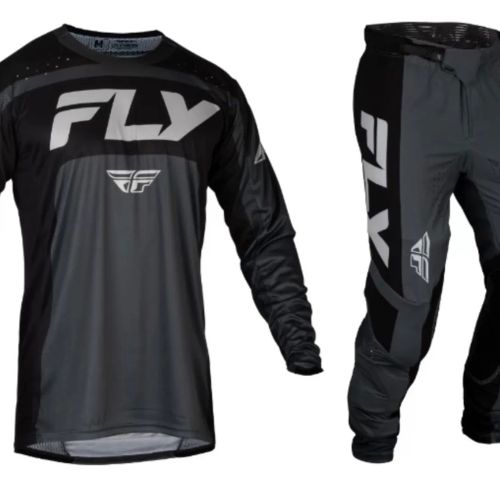 Fly Racing Lite Gear Combo - Charcoal/Black