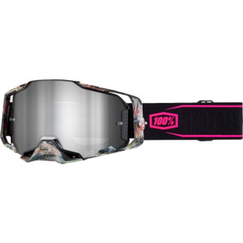 NEW! 100% Armega MX Goggles - Sarcelle w/ Silver Mirror Lens