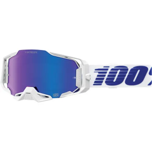 100% Armega Goggles - Izi w/ Hiper Blue Mirror Lens