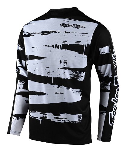 Troy Lee Design GP Brushed Jersey - Black/White - Medium