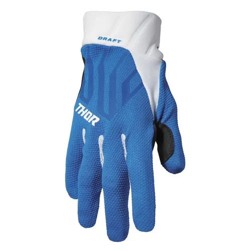 Thor Draft MX Gloves - Blue/White