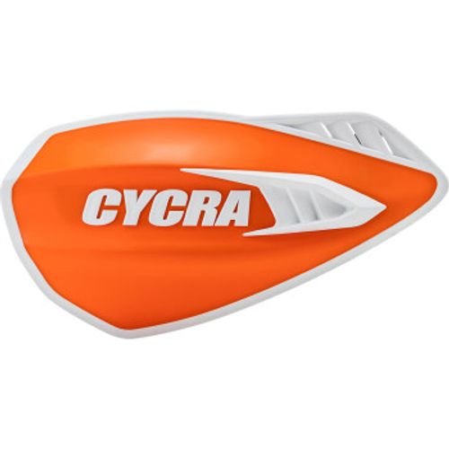 Cycra Cyclone Handguards - Orange/White
