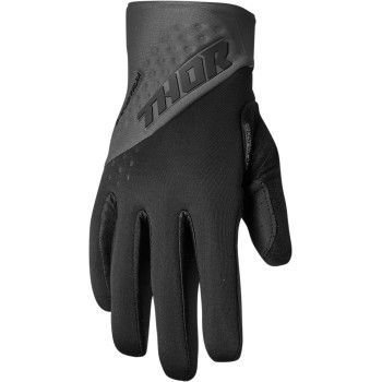 Thor Spectrum Cold Weather MX Gloves - Black/Charcoal