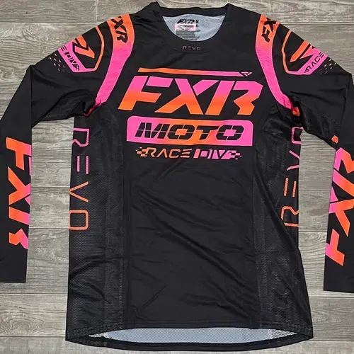 FXR Revo Comp MX Jersey - Fla Mango/Black / Medium