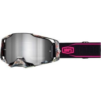 100% Armega MX Goggles - Sarcelle w/ Silver Mirror Lens