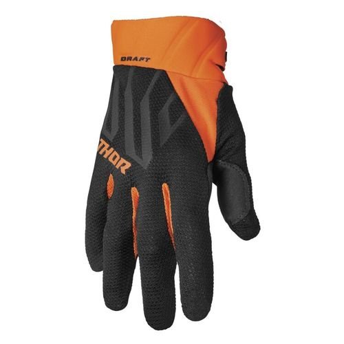 Thor Draft MX Gloves - Black/Orange