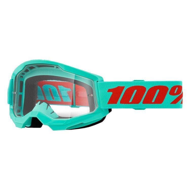 100% Strata 2 MX Goggles - Maupiti w/ Clear Lens