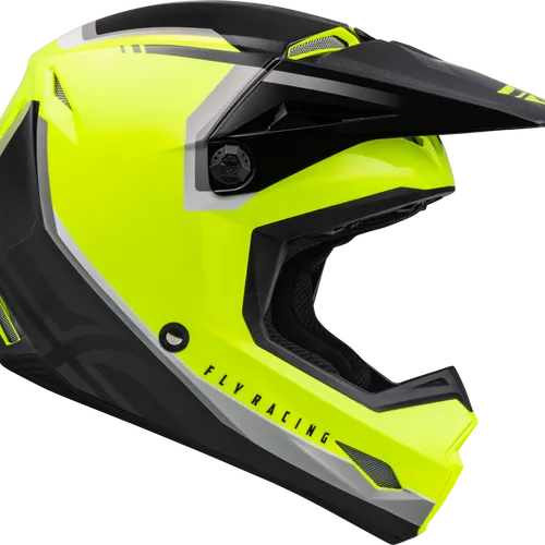 Fly Racing Kinetic Vision Helmet - Hi-Vis/Black