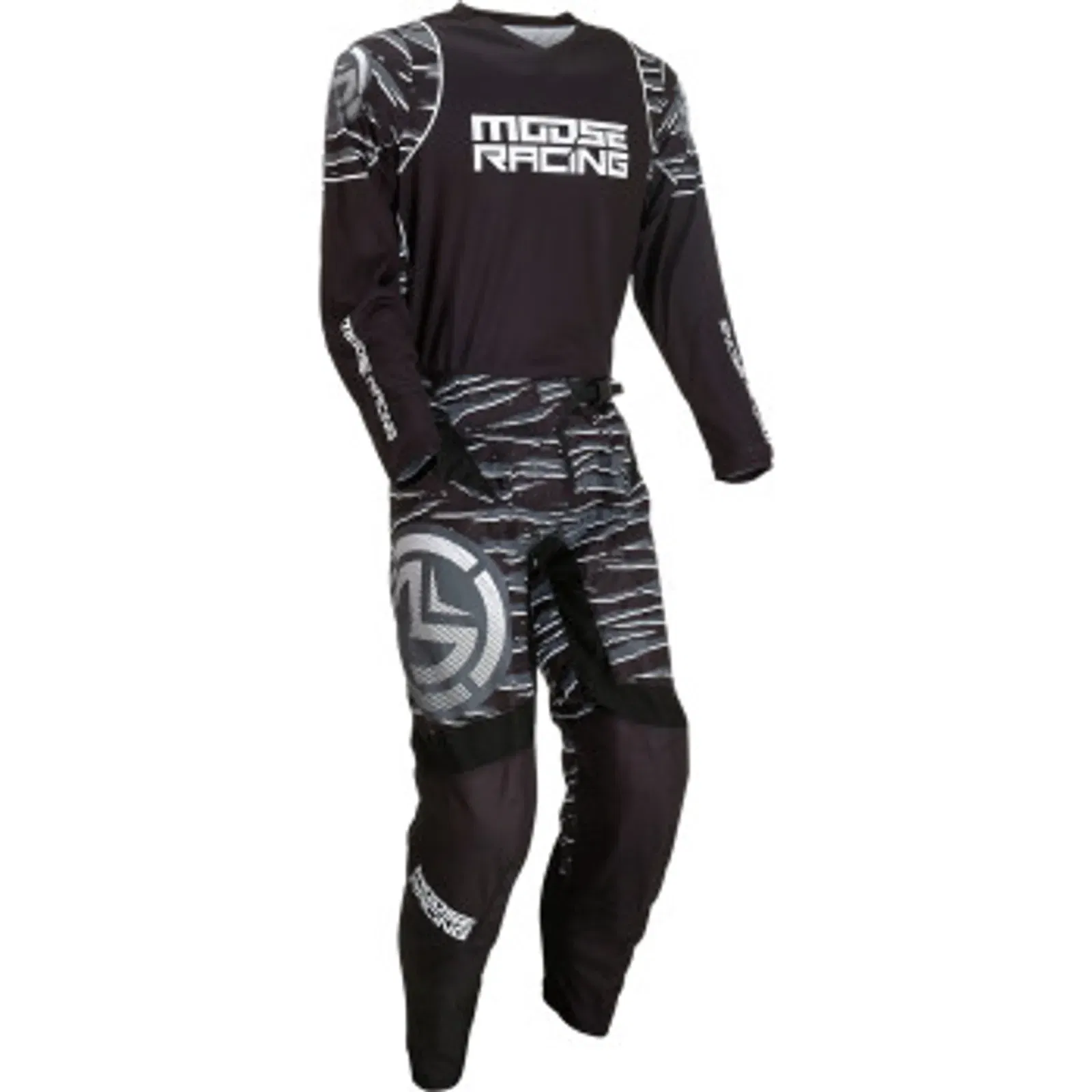 Moose Racing Qualifier Gear Combo - Black/White