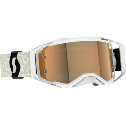 Scott Prospect Amplifier Goggles - White/Black w/ Gold Chrome Lens