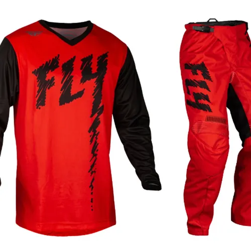 Fly Racing Youth F-16 Gear Combo - Red/Black/Grey