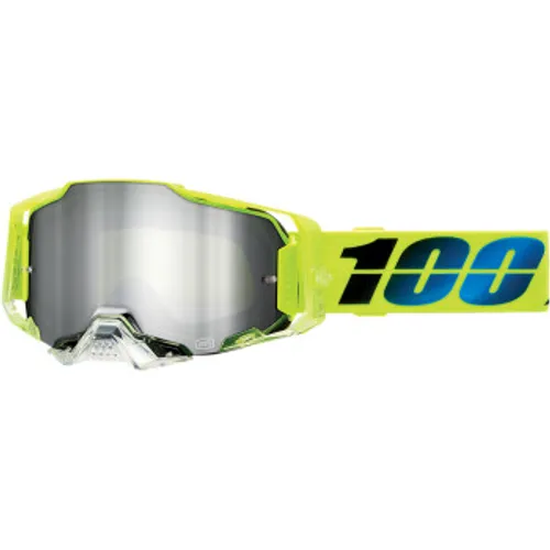 100% Armega MX goggles - Koropi w/ Silver Mirror Lens