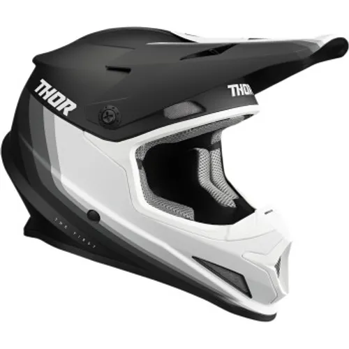 Thor Sector Runner MX Helmet - Black/White