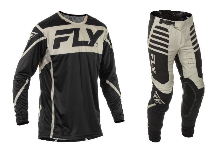 Fly Racing Lite Gear Combo - Black/Grey - Medium / 32
