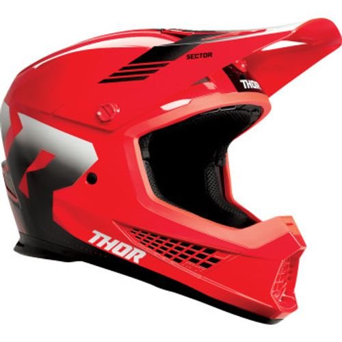 Thor Sector 2 Carve Helmet - Red/White