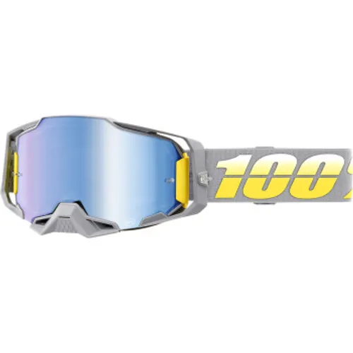 100% Armega MX Goggles - Complex w/ Blue Mirror Lens