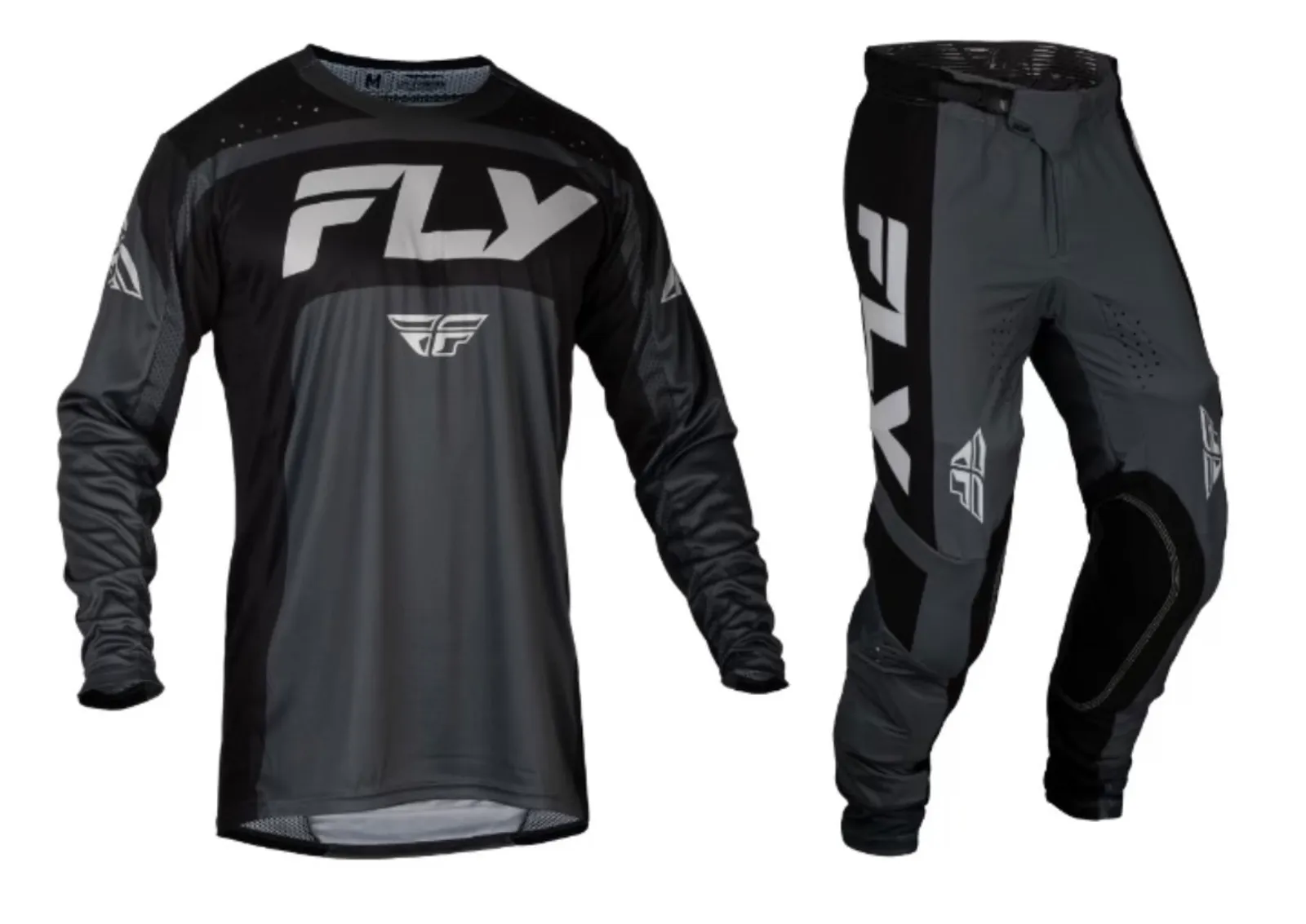 2024 Fly Racing Lite Gear Combo - Charcoal/Black
