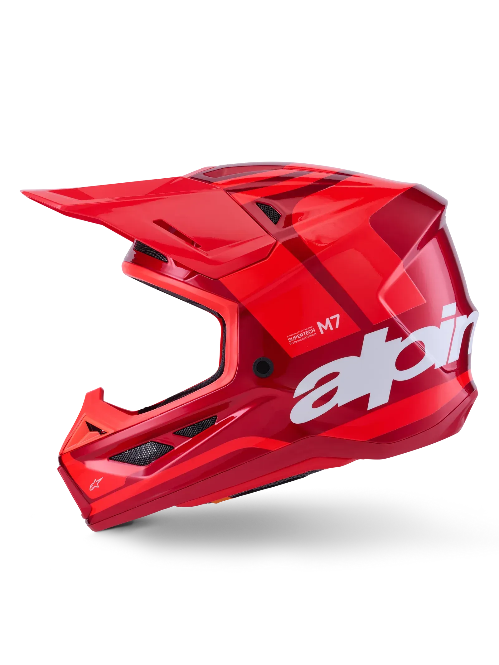 Alpinestars SM7 Core Helmet - Glossy Red - Medium