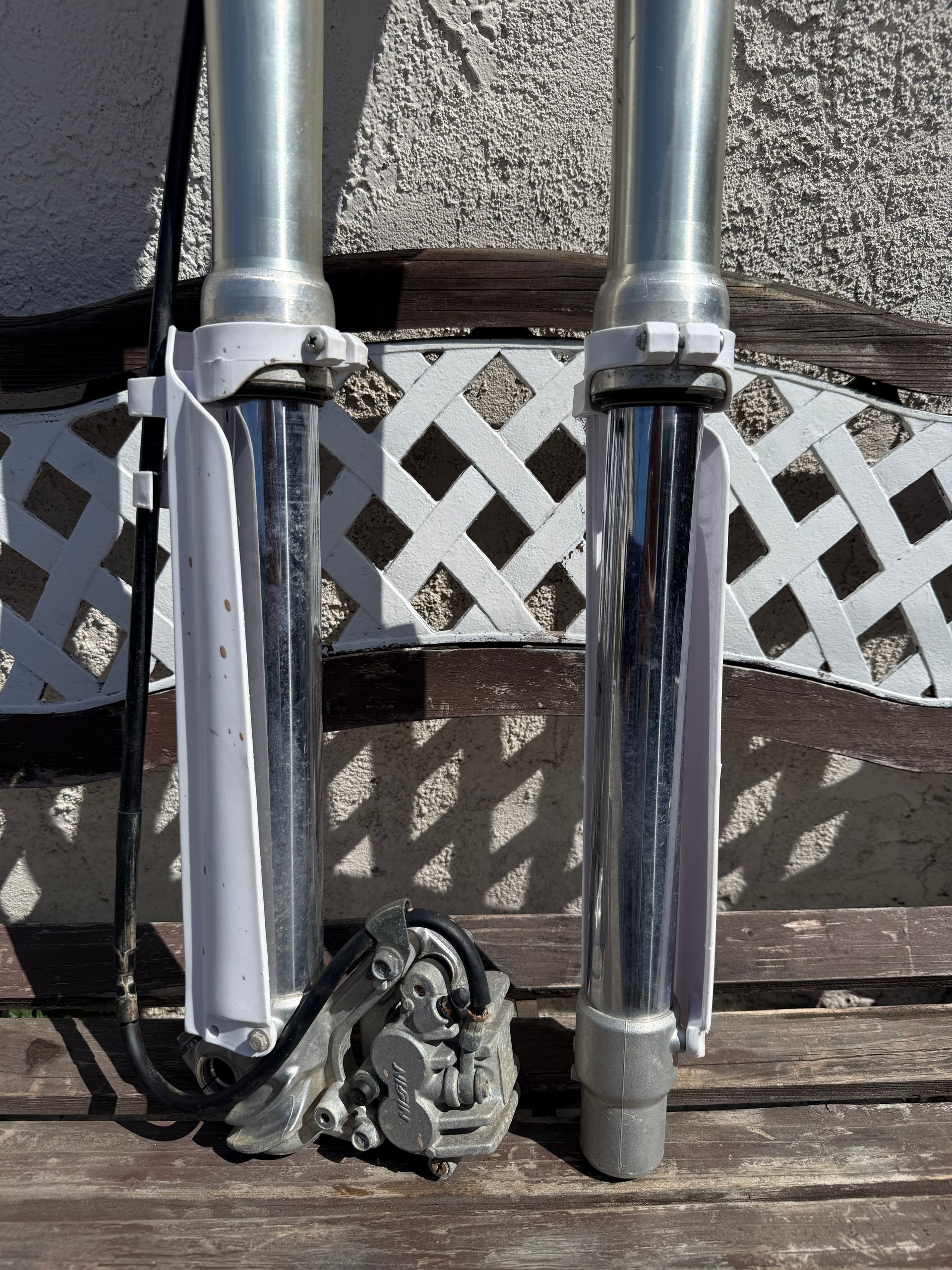 Yamaha YZ426F Complete Front End - Forks and Triple Clamps with Scotts Mount