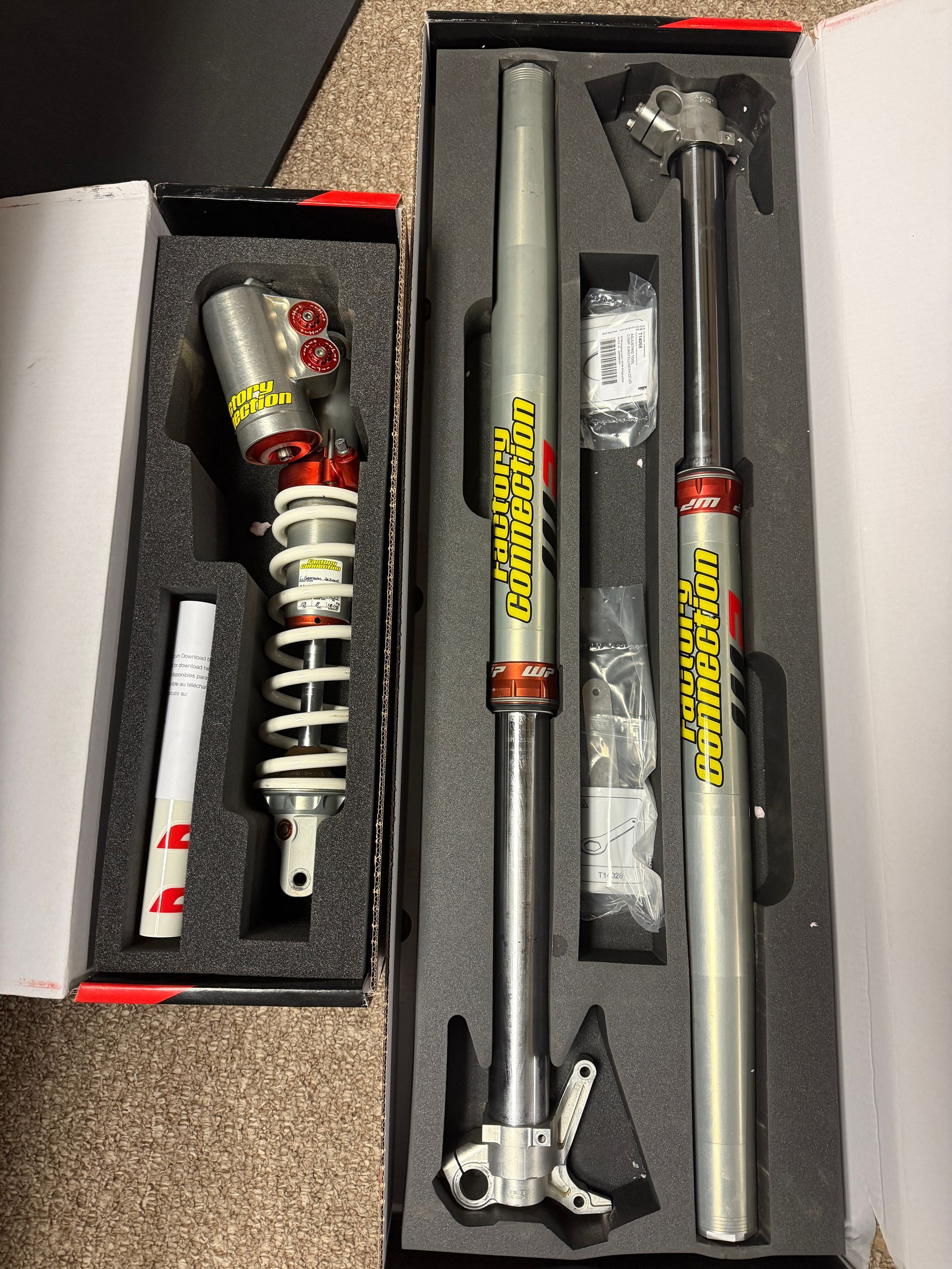 WP XACT PRO 7548 CONE VALVE FORKS KTM/Husqvarna/Gas Gas A460C109W403220