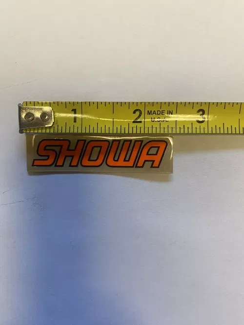 New Showa Rear Shock Sticker