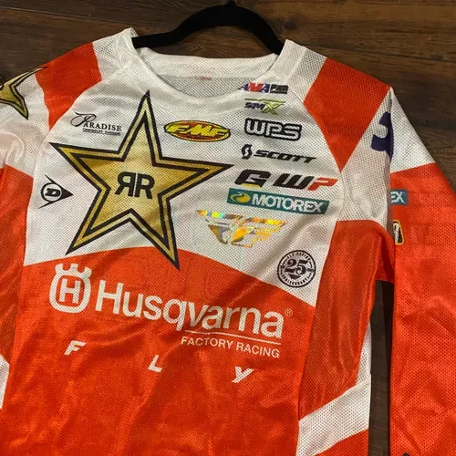 Jalek Swoll Signed Complete Race Worn Jersey And Pants