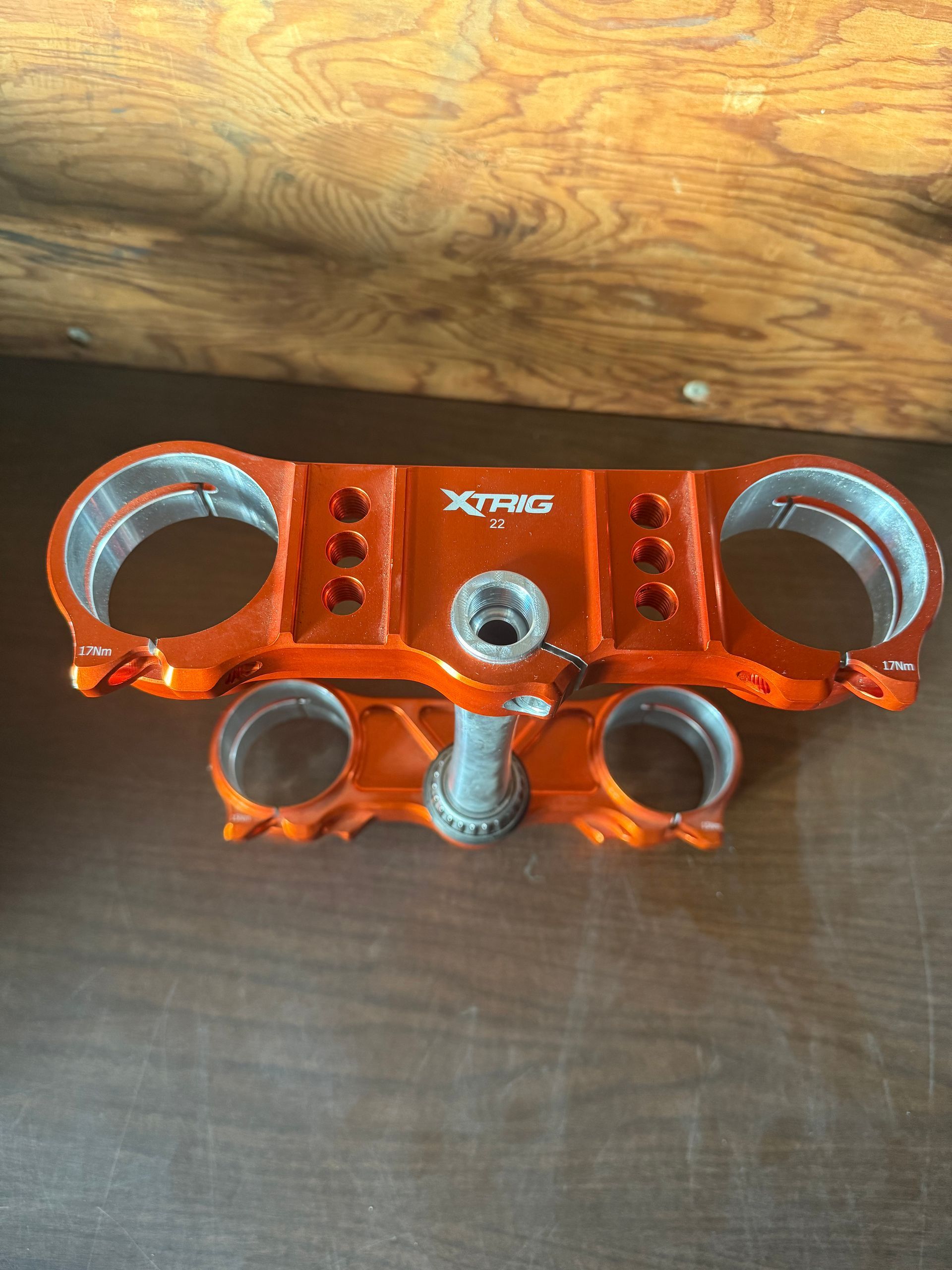New Xtrig Orange 20/24mm Offset KTM Triple Clamps