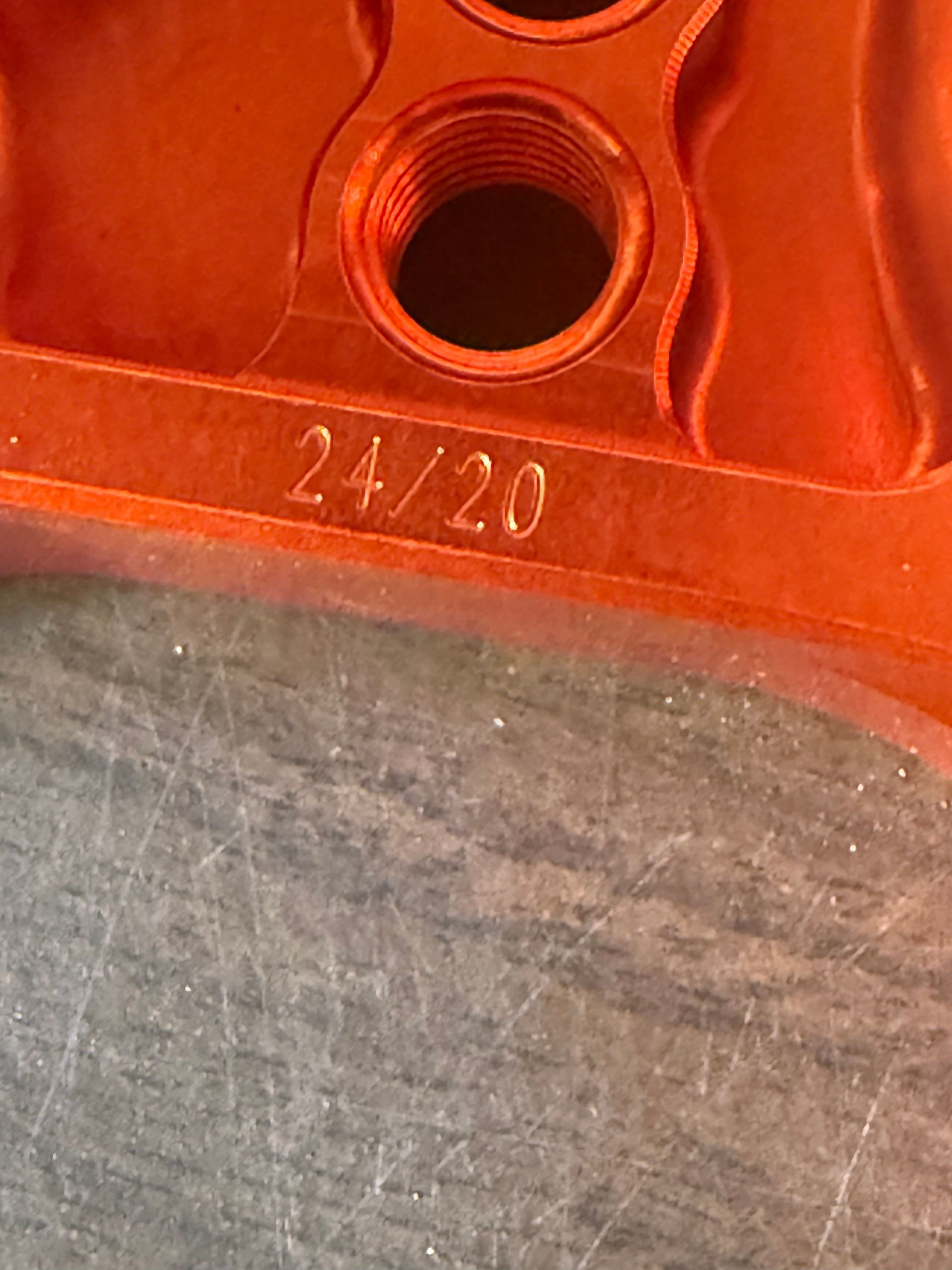 New Xtrig Orange 20/24mm Offset KTM Triple Clamps