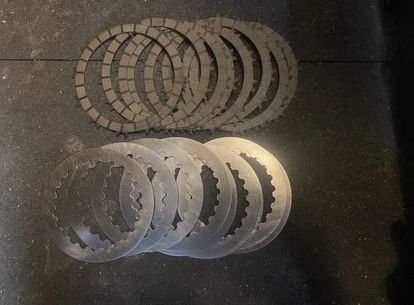 New KTM OEM Clutch Plates Metal and Fiber
