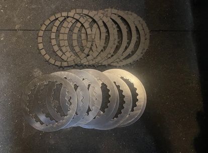 New KTM OEM Clutch Plates Metal and Fiber