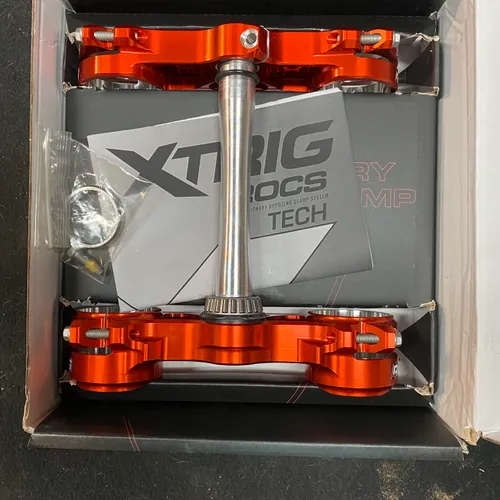 Brand New Xtrig Offset WP ROCS Triple Clamps KTM