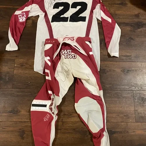 Chad Reed Signed Worn Complete Gear Set Jersey Pants
