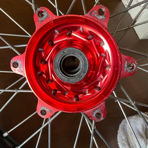 Talon Red Wheel Set Excel Rims 19" 21"