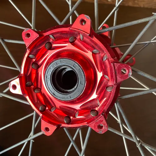 Talon Red Wheel Set Excel Rims 19" 21"