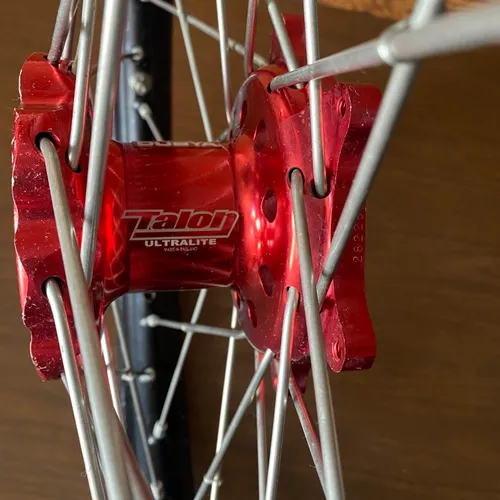Talon Red Wheel Set Excel Rims 19" 21"