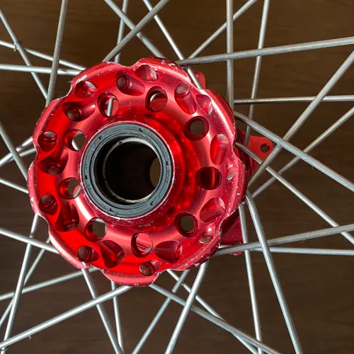 Talon Red Wheel Set Excel Rims 19" 21"