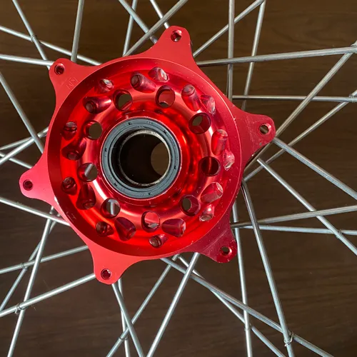 Talon Red Wheel Set Excel Rims 19" 21"