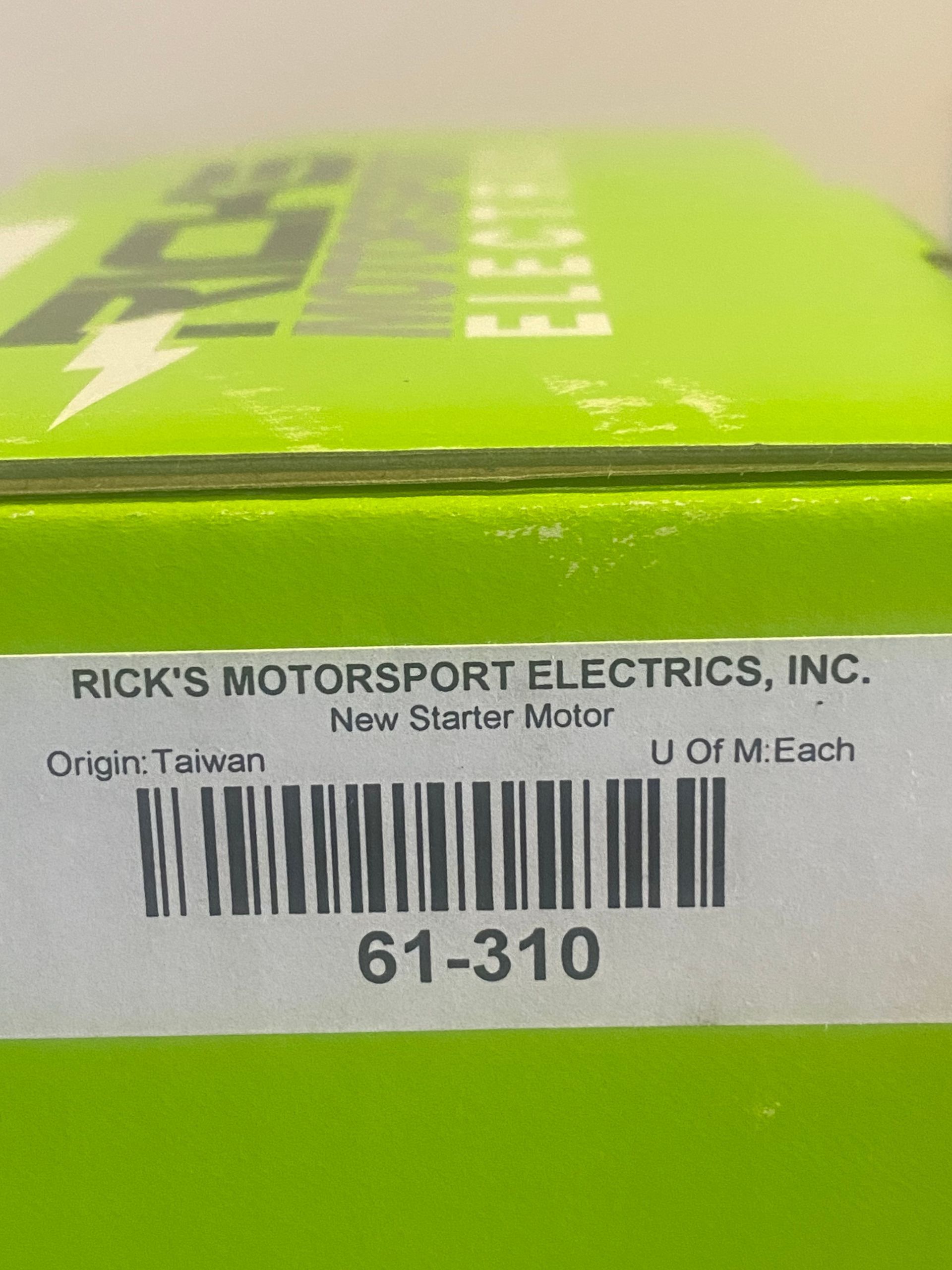 Ricks Starter Motor Arctic Cat/Suzuki 61-310 