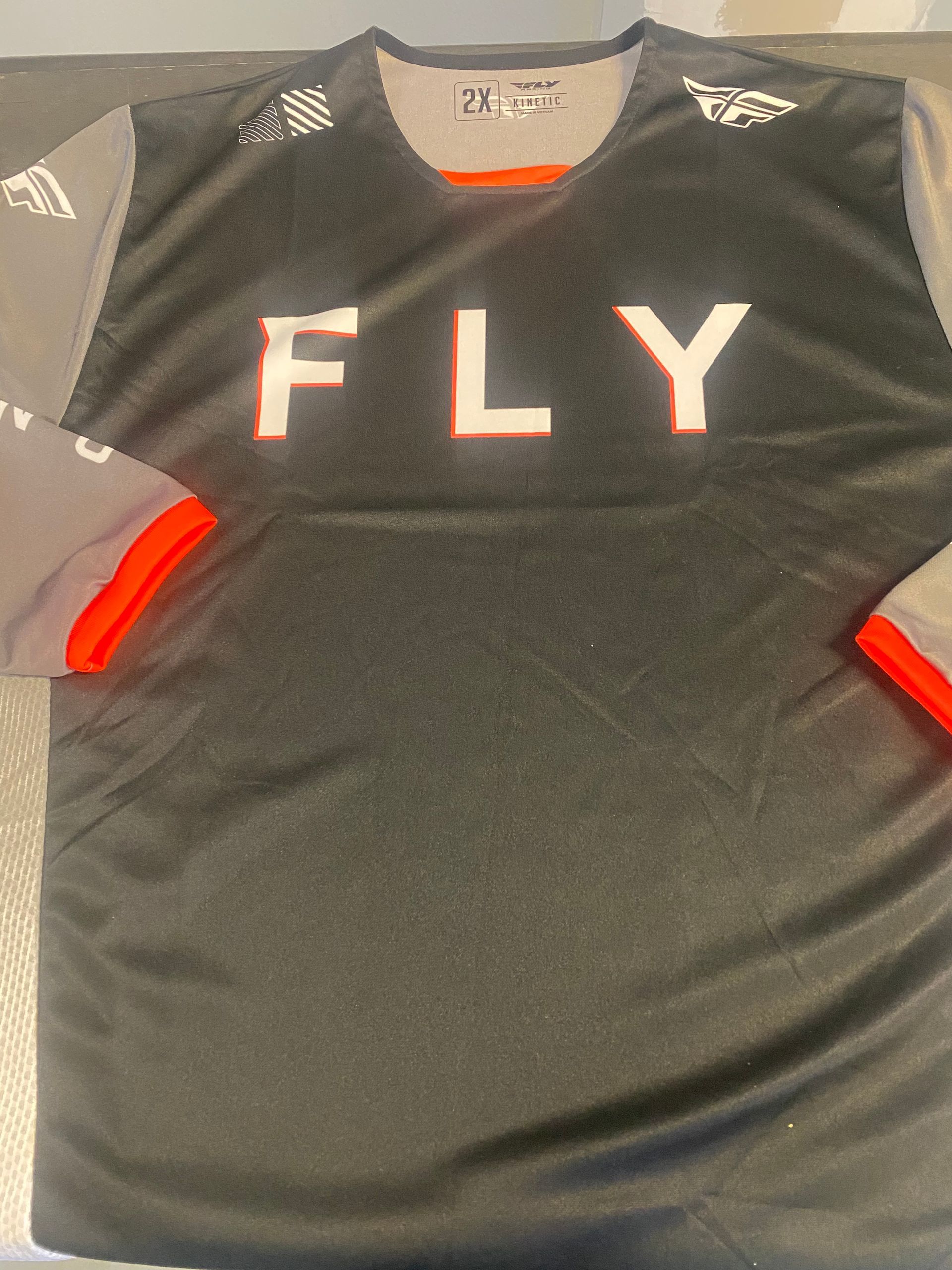 Fly Kinetic Kore Jersey Black / Grey 2XL