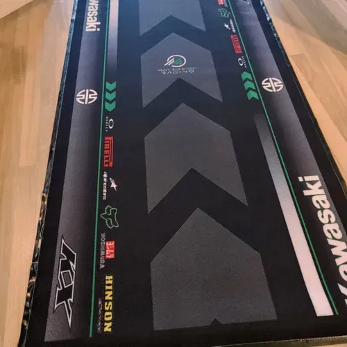 Enduro Mx Racing Pit Mat Custom Rubber Floor Protection