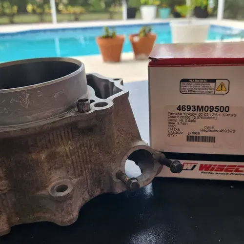 2000 - 2002 YAMAHA YZ426F OEM CYLINDER NEW WEISCO PISTON KIT 