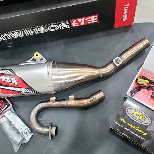 RMZ 250 PARTS PACKAGE TI EXHAUST AND VORTEX OGNITION