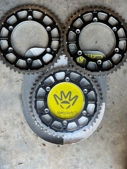 Mika metals hybrid rear sprockets 