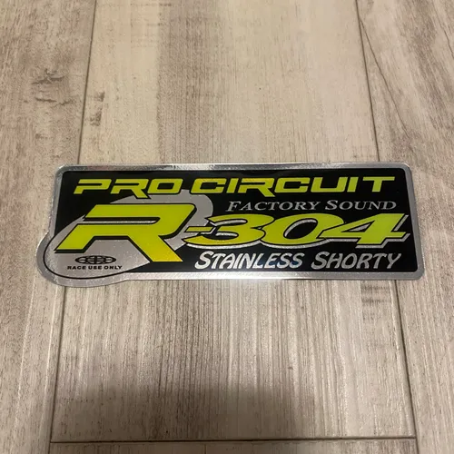 Pro Circuit R-304 Custom Exhaust Sticker