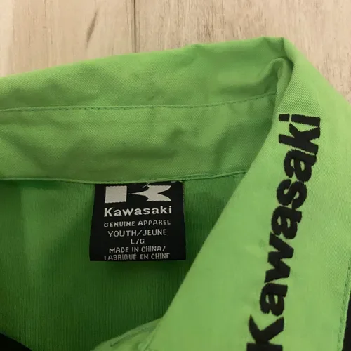 Kawasaki Work Shirt Youth Large