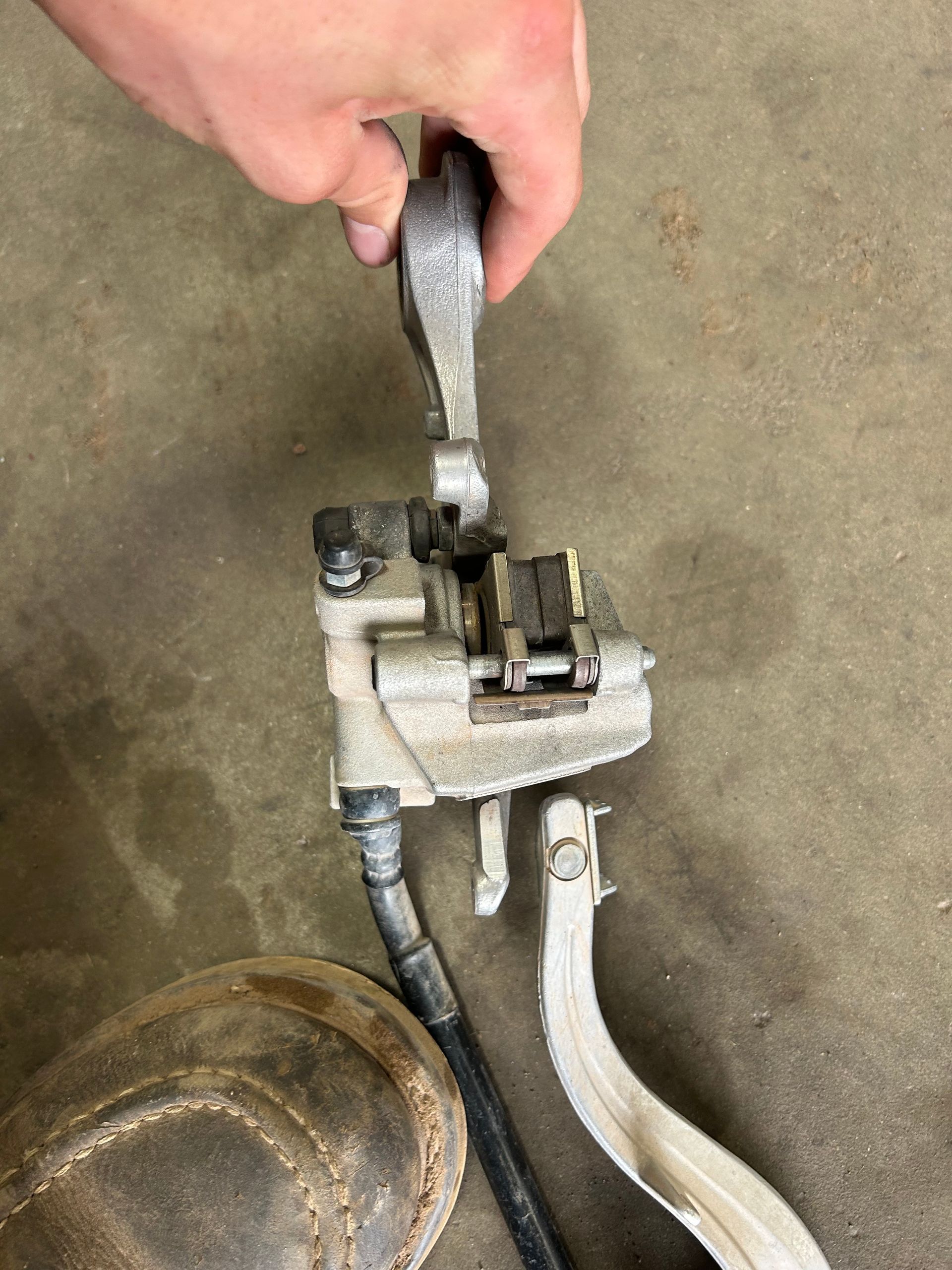 2017 yamaha yz450fx rear break assembly 